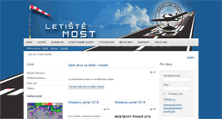 Desktop Screenshot of letistemost.cz